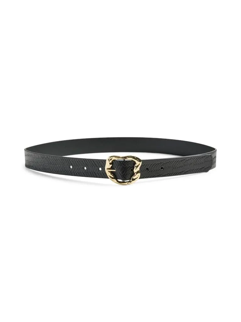 Pieces Pcdonna Braided Jeans Belt cintura 80 intrecciata