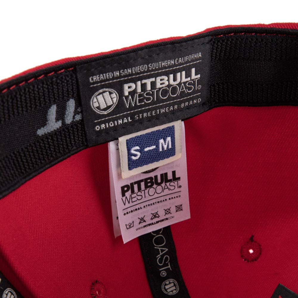 Pit Bull West Coast Classic Boxing cappello rosso S/M cotone