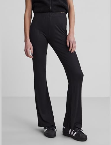 Pieces Pctoppy pantaloni flare donna neri