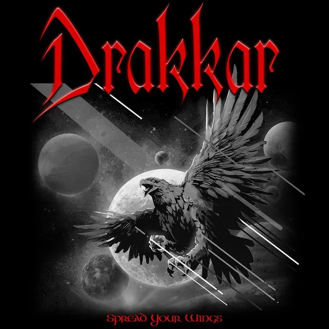 Drakkar Spread Your Wings t-shirt cotone organico bianca