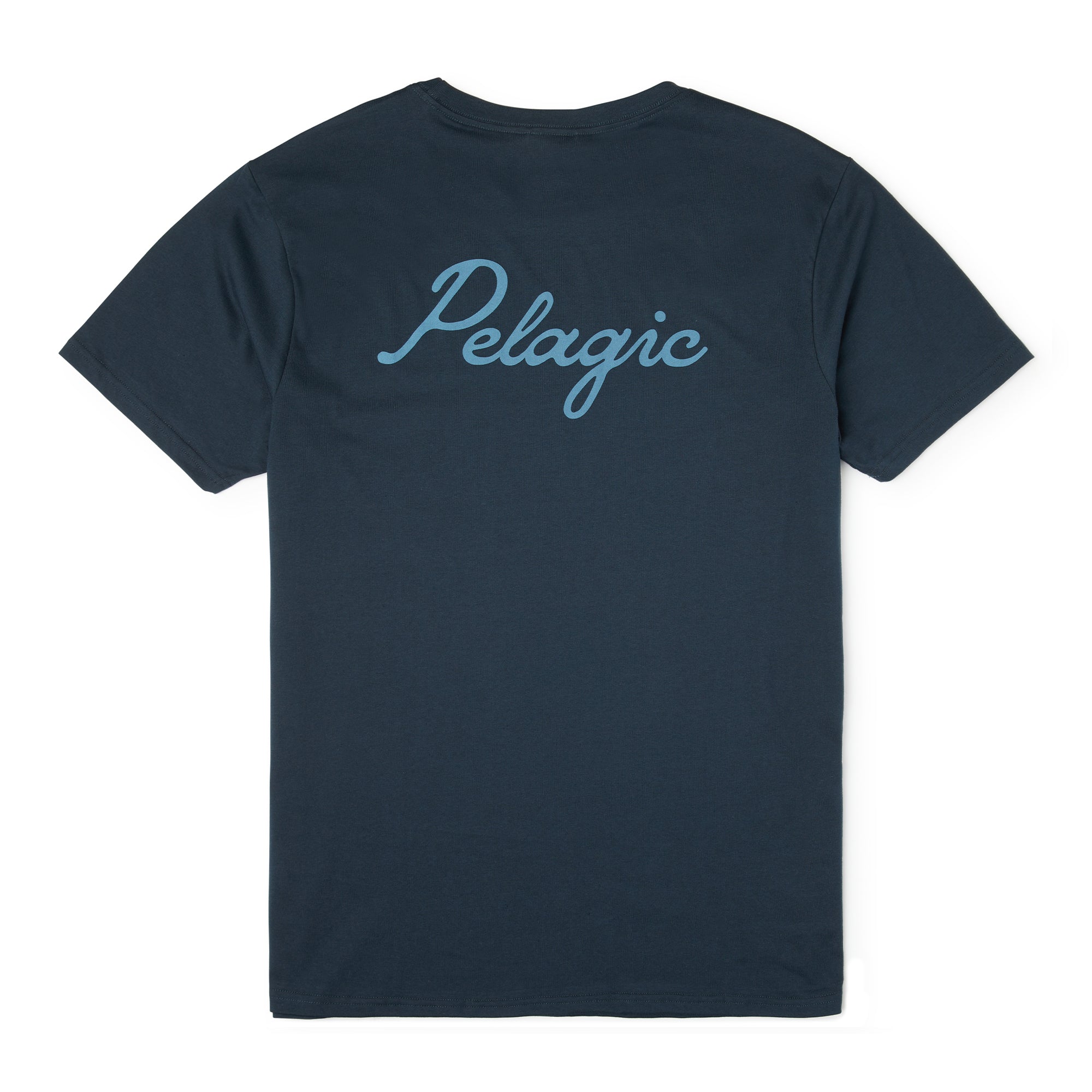 Pelagic Lines In t-shirt uomo blu navy in cotone