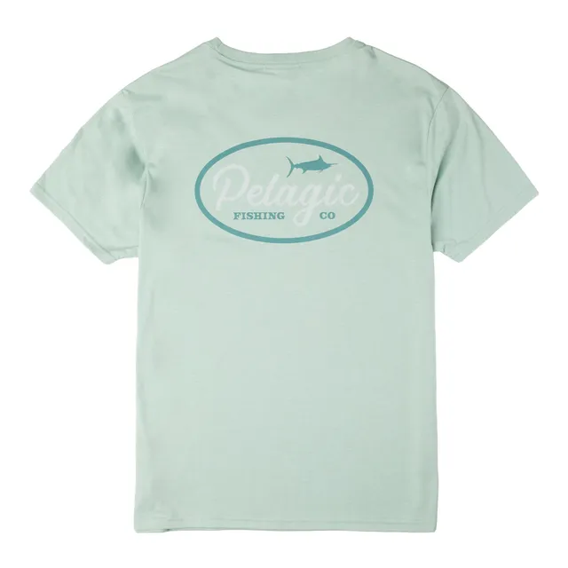 Pelagic Circled maglietta uomo salvia melange tri-blend