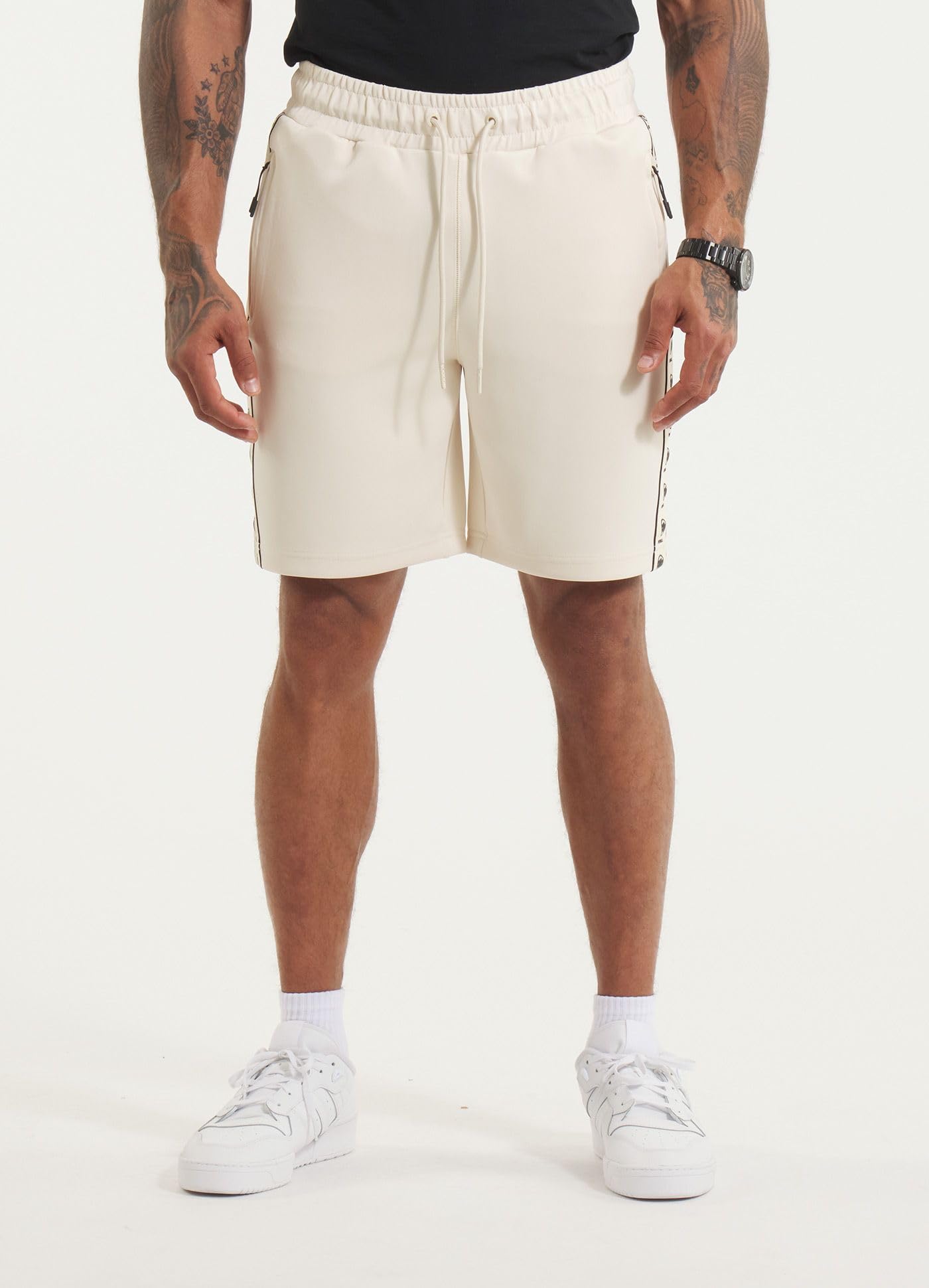 Pitbull Oldschool Powers Shorts Uomo Cotone Zip