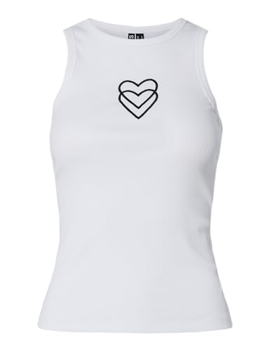 Pieces Pcmay Canotta Boxer Ricamata L Traspirante