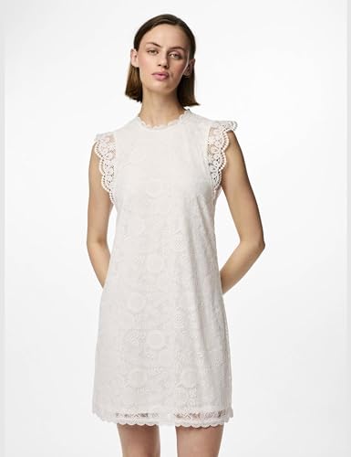 Pieces Pcolline SL Lace Dress Noos vestito Hydrangea in pizzo