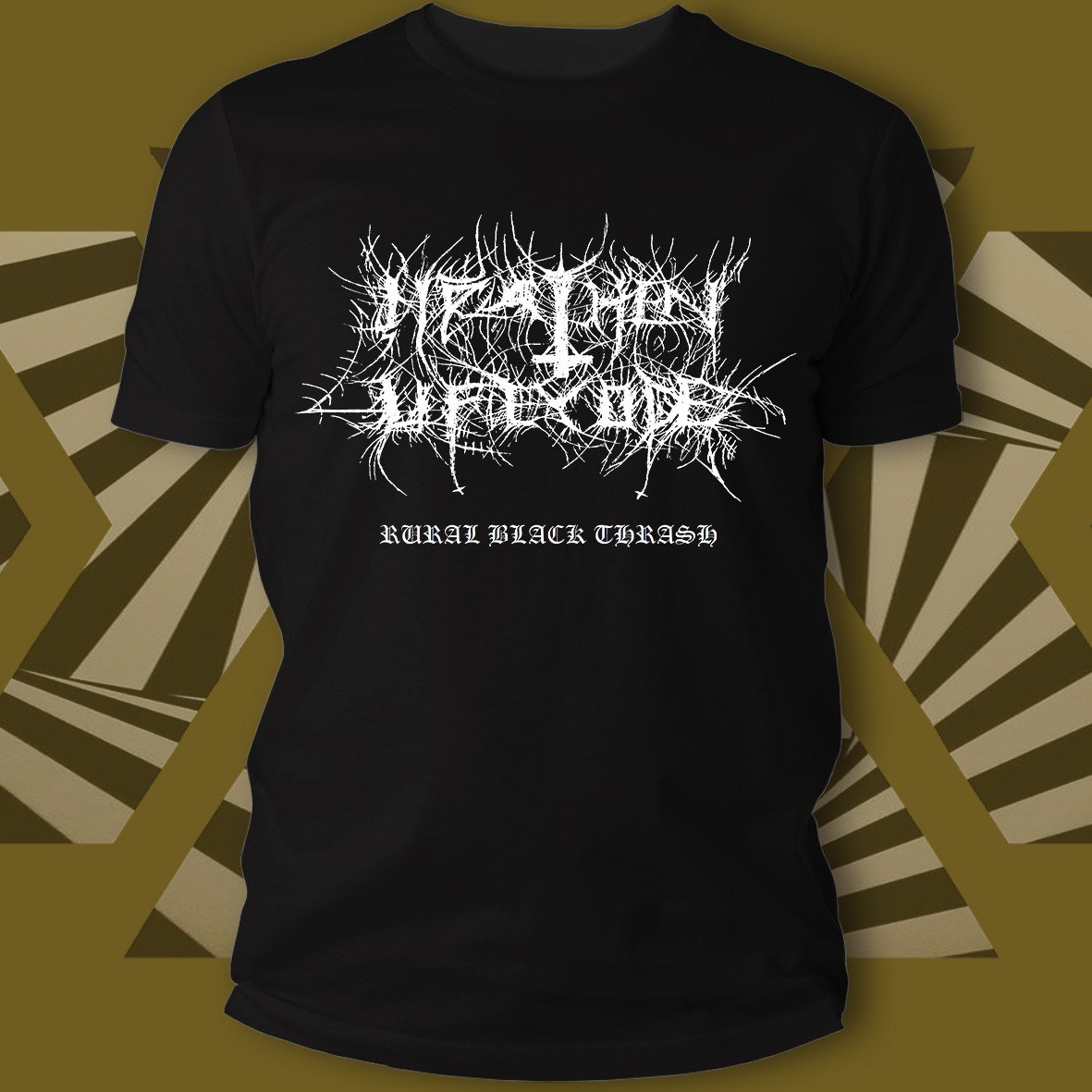 Heathen Lifecode Rural Black Thrash t-shirt cotone organico