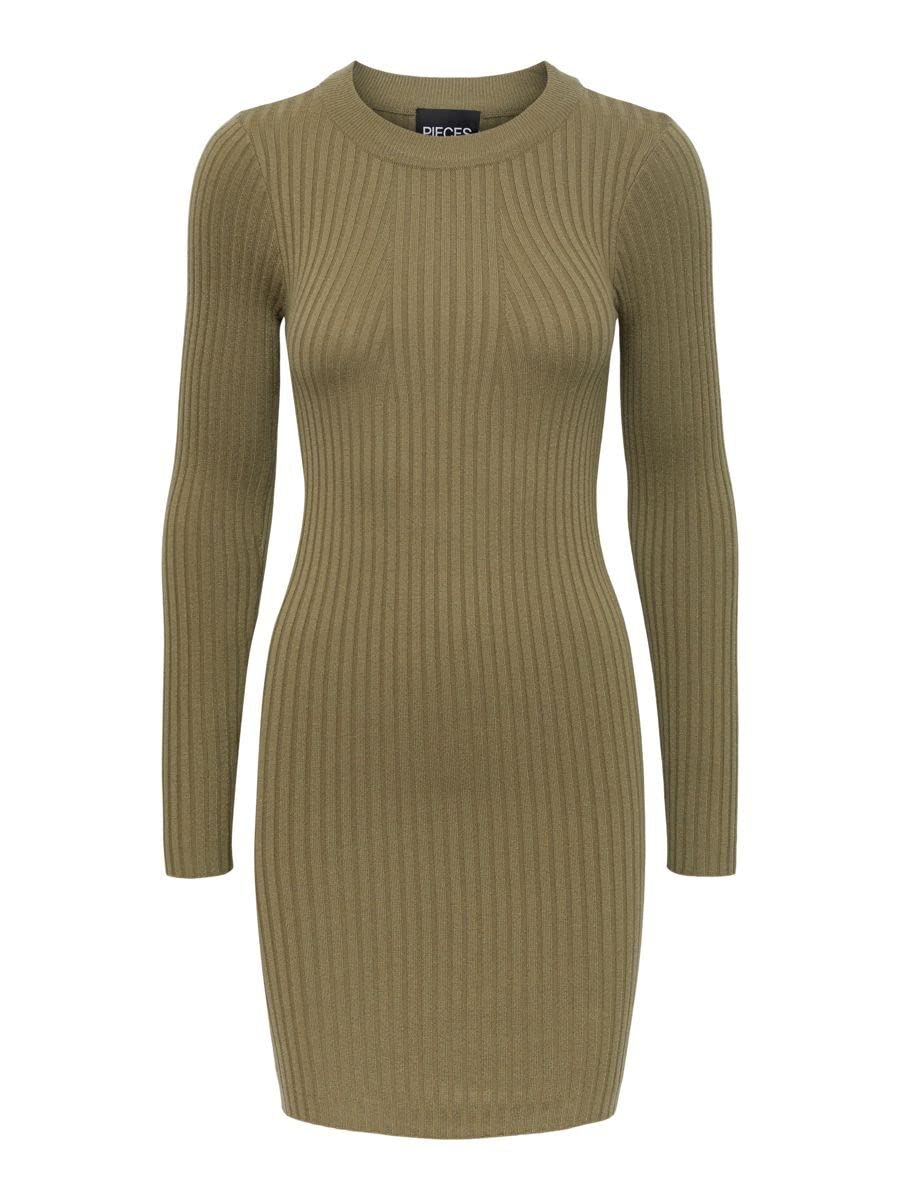 Pieces Pccrista abito in maglia donna scollo rotondo