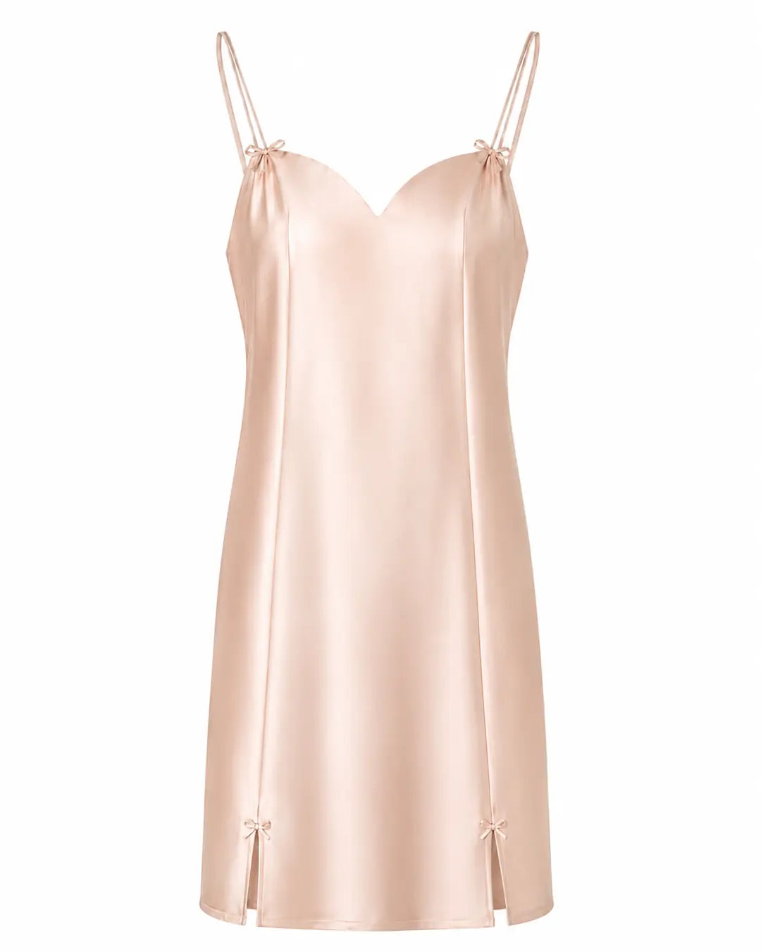 el.residu Silk Daya slip dress seta rosa taglia M