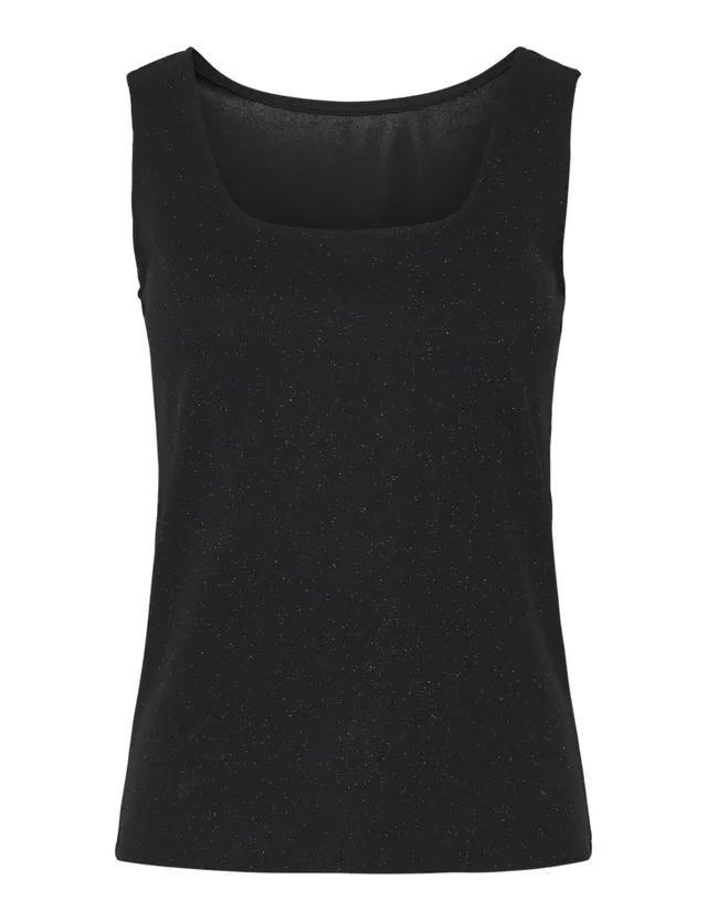 PIECES Pcpaige SL Top Canotta Donna S reversibile