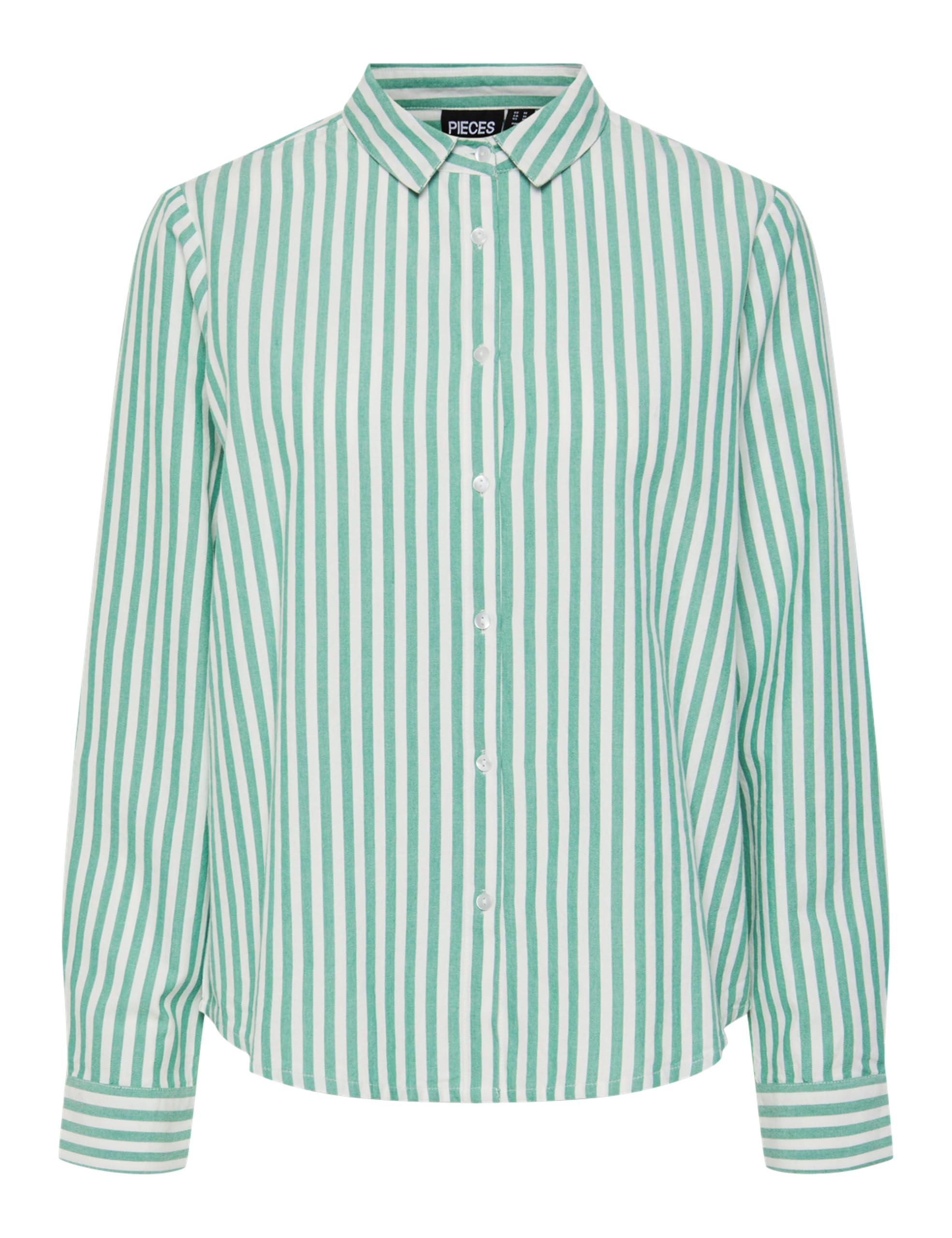 Pieces Pcmirini LS Shirt FC BC camicia donna M bianca