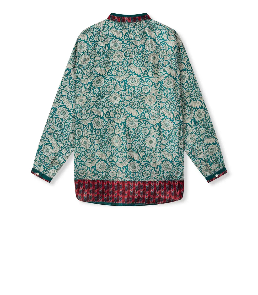el.residu Evan 27 blusa verde viscosa L/XL