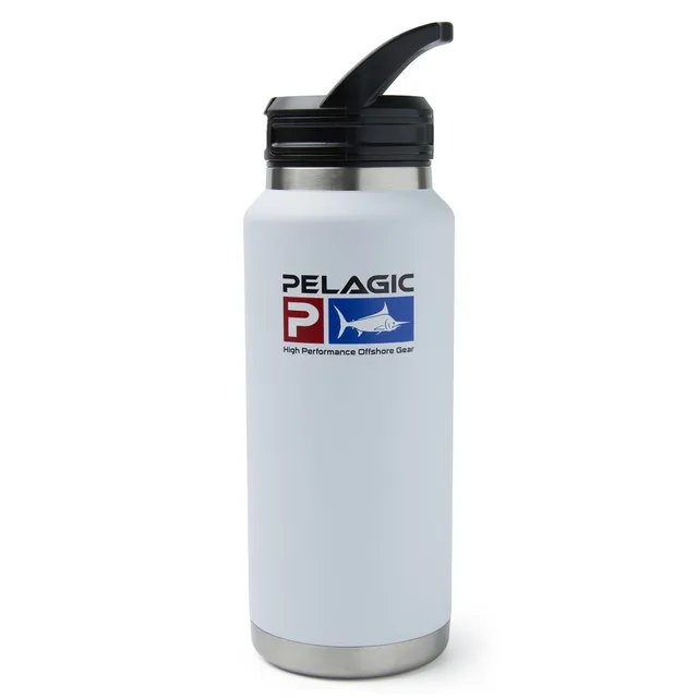 Pelagic 36oz Borraccia Termica Bianca Acciaio
