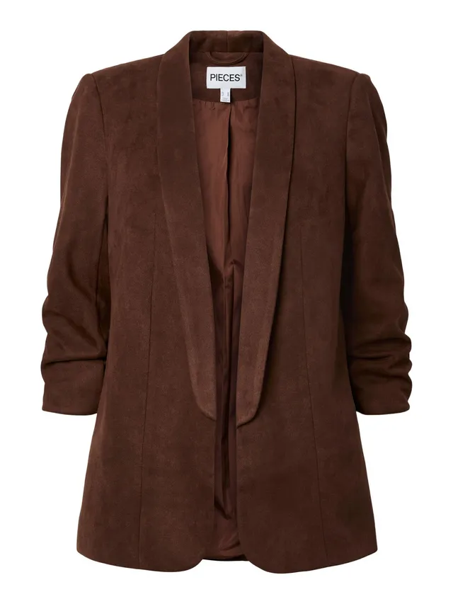 Pieces Pcbosella 3/4 Brushed Blazer Donna Taglia L