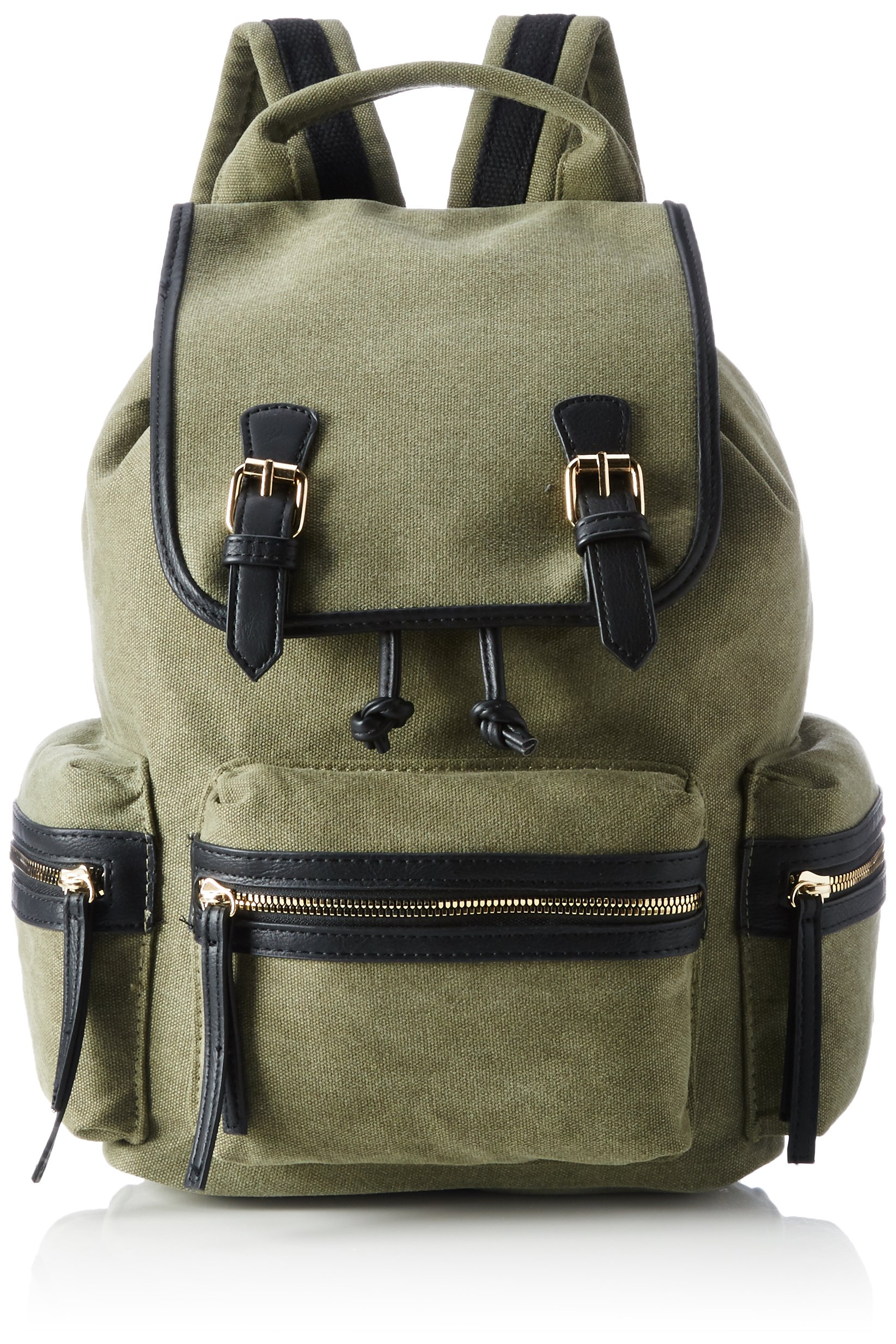 Pieces Pcsimone Backpack zaino donna verde tela