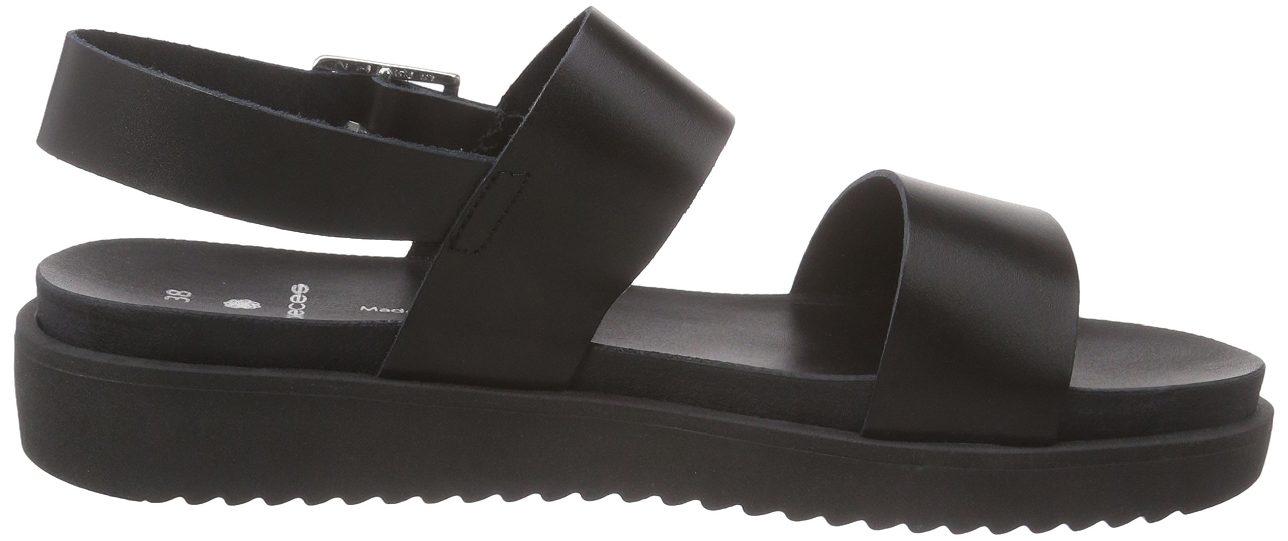 Pieces Psjayde sandali donna plateau pelle fibbia