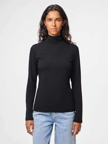 Pieces Pcsirene maglia dolcevita donna S cotone modal