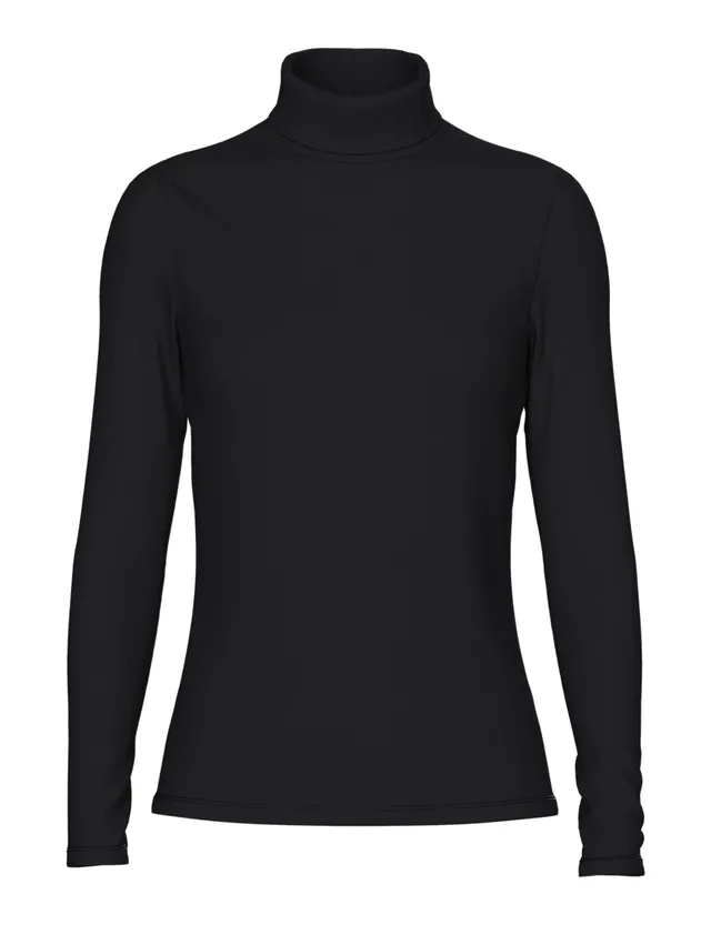 Pieces Pcsirene maglia dolcevita donna S cotone modal
