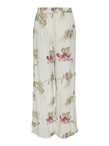 Pieces Pcaloha pantaloni donna M Eggnog Paradise fantasia