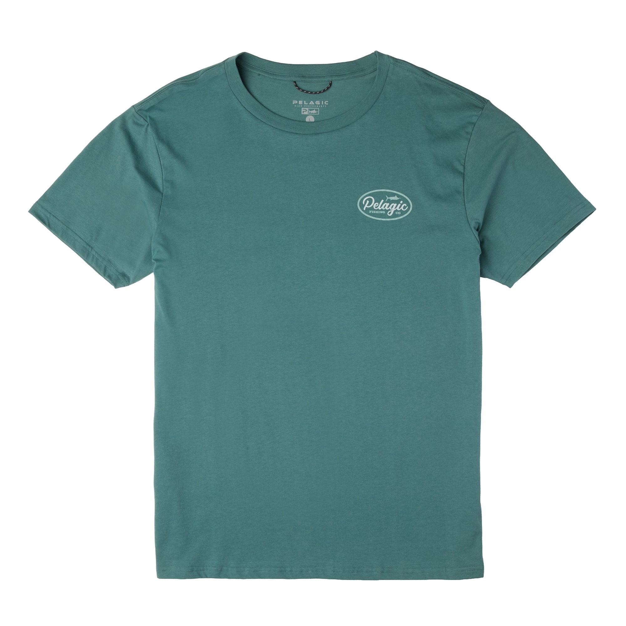 Pelagic Circled t-shirt uomo blu cotone