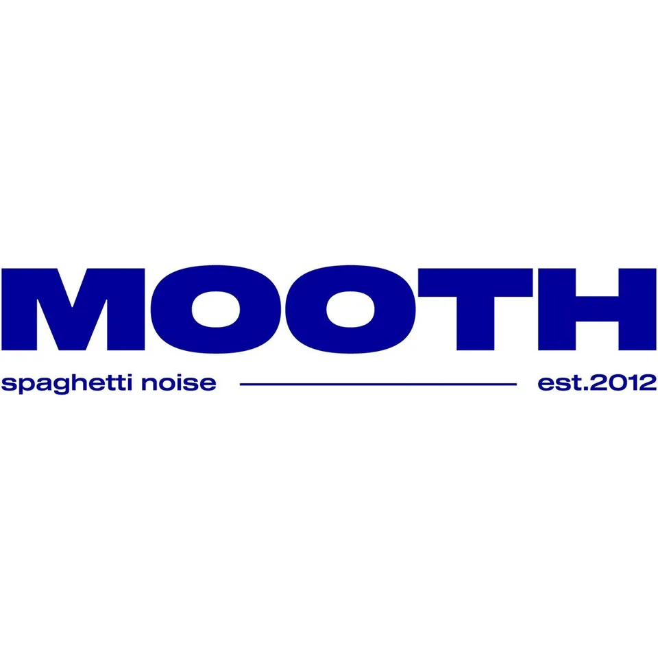 Mooth Blue Logo t-shirt cotone organico