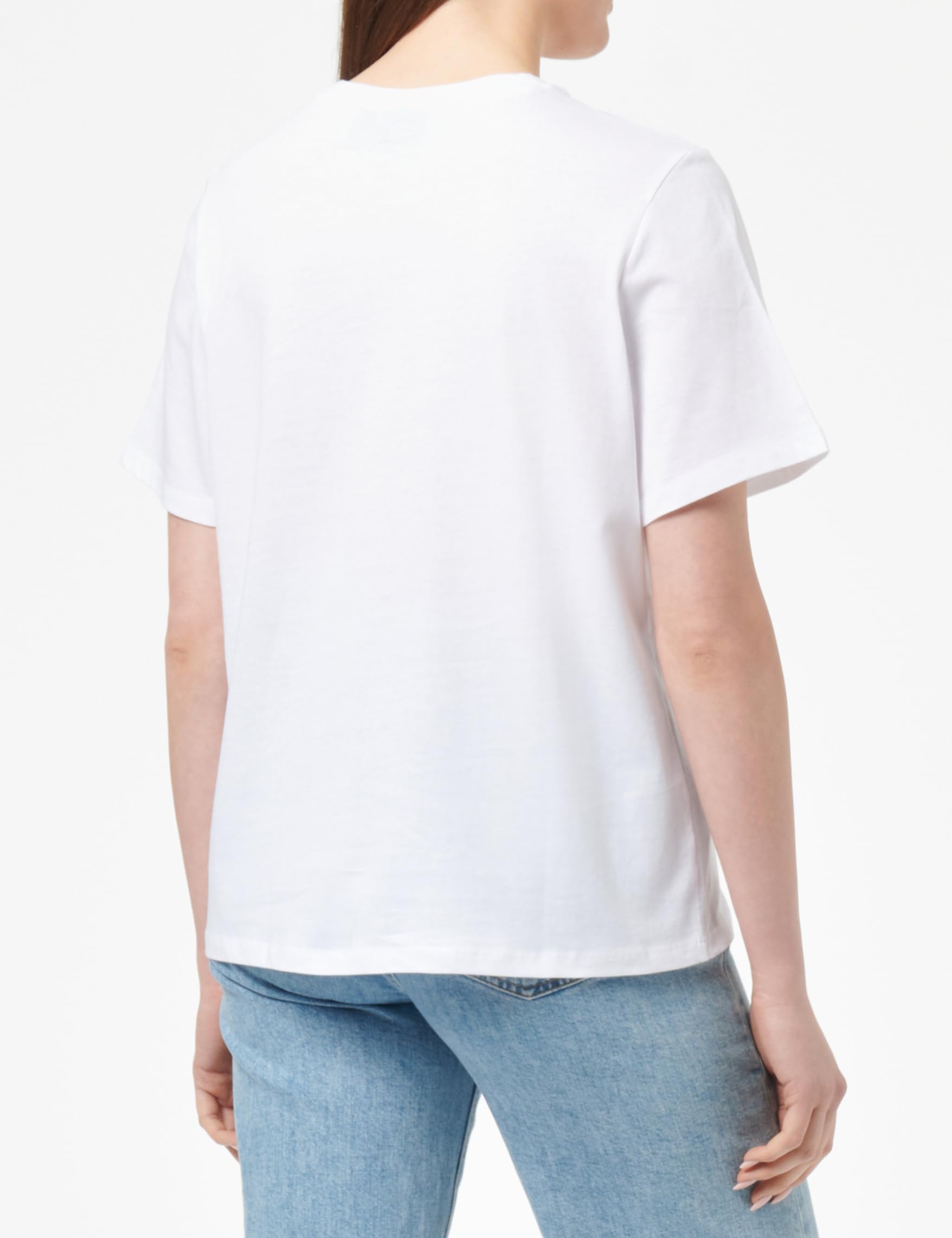 Pieces Pcbanda t-shirt donna M bianco stampa Miami Beach