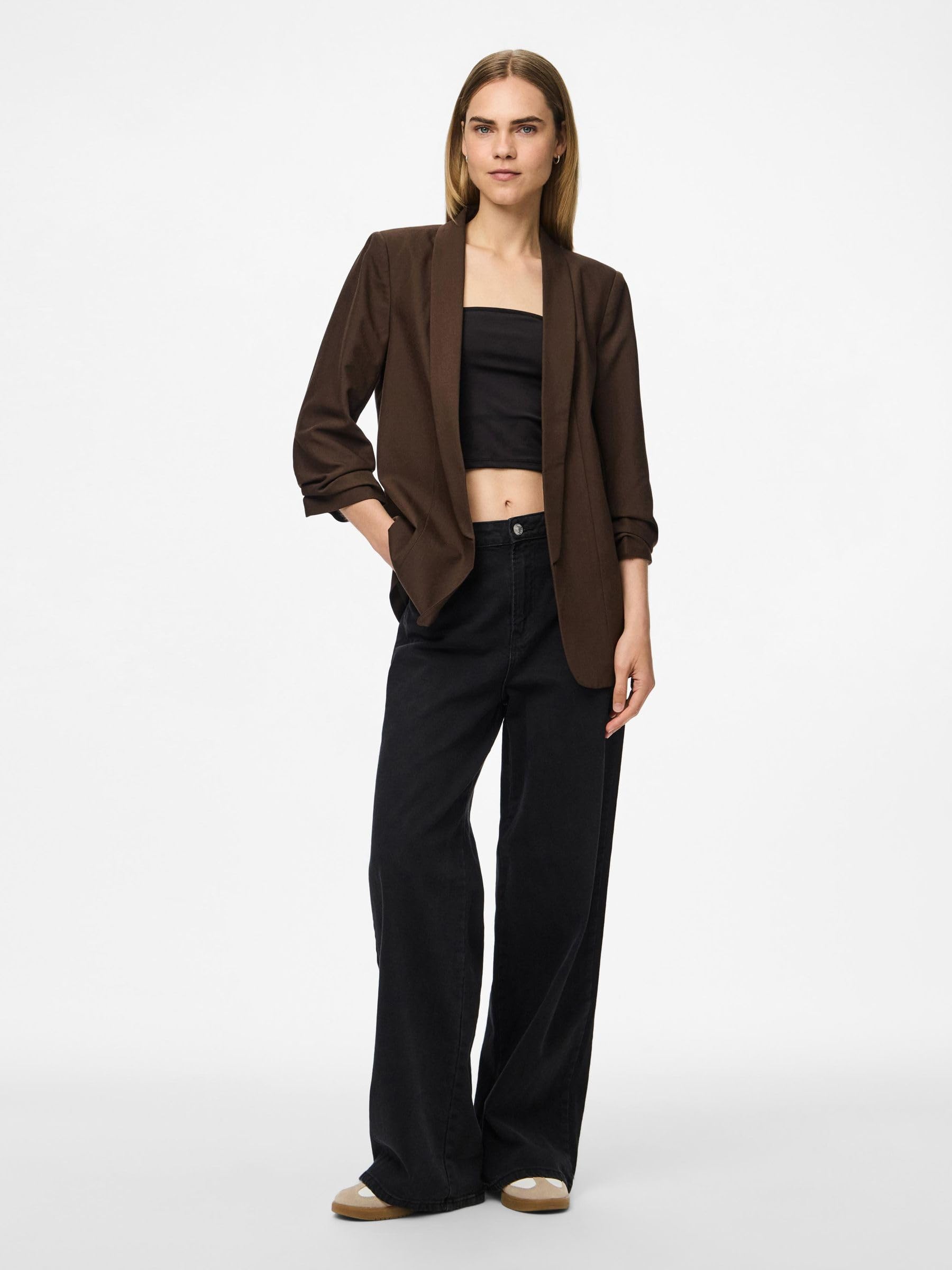 PIECES Pcbosella blazer donna hot fudge classico