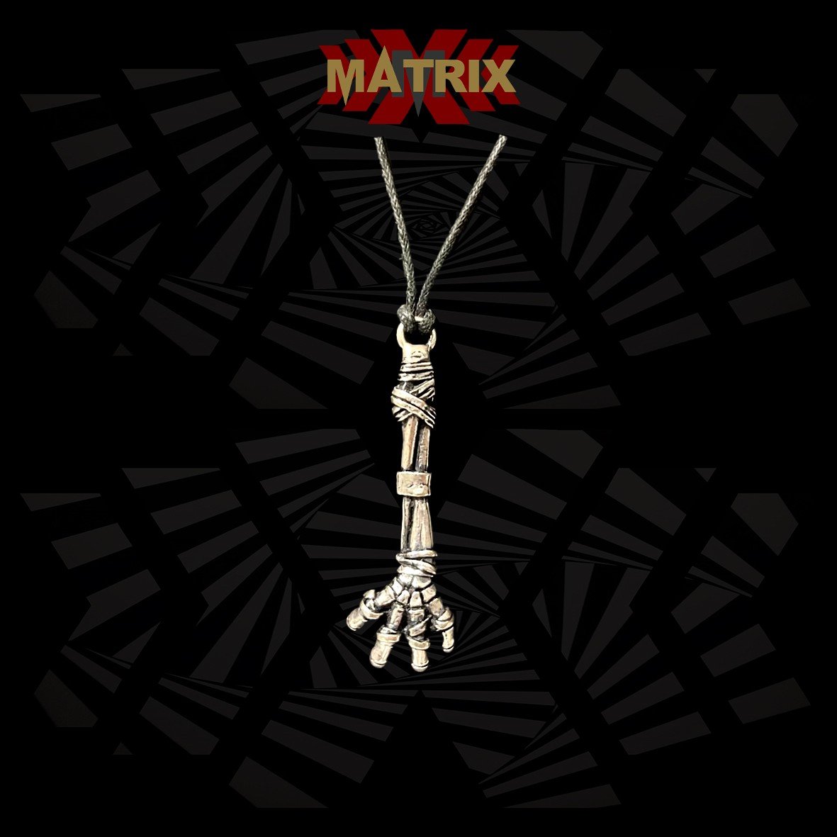 Matrix Bone Claw ciondolo zamak con cordino