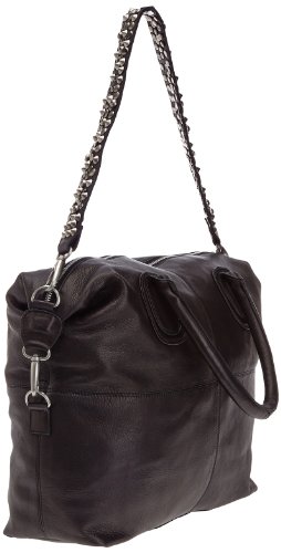 Pieces Anneli Leather 17047579 borsa mano tracolla pelle 48x37x18 cm