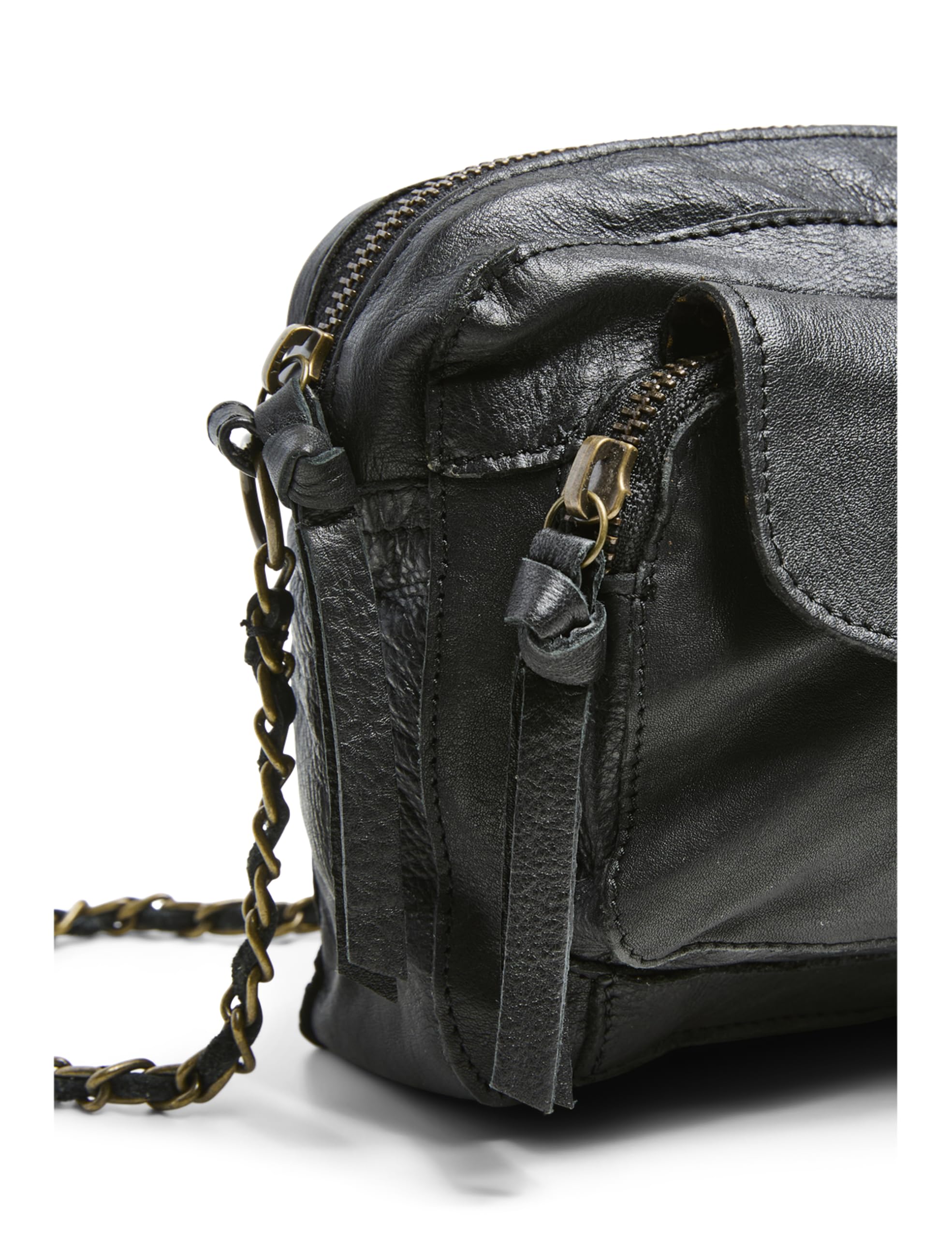 Pieces Pcnaina borsa tracolla donna pelle nera