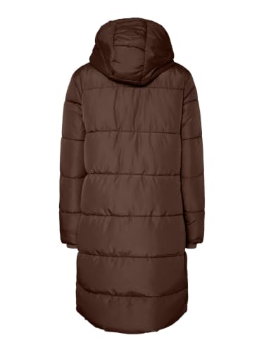Pieces Bee New Long piumino donna 2XL con cappuccio