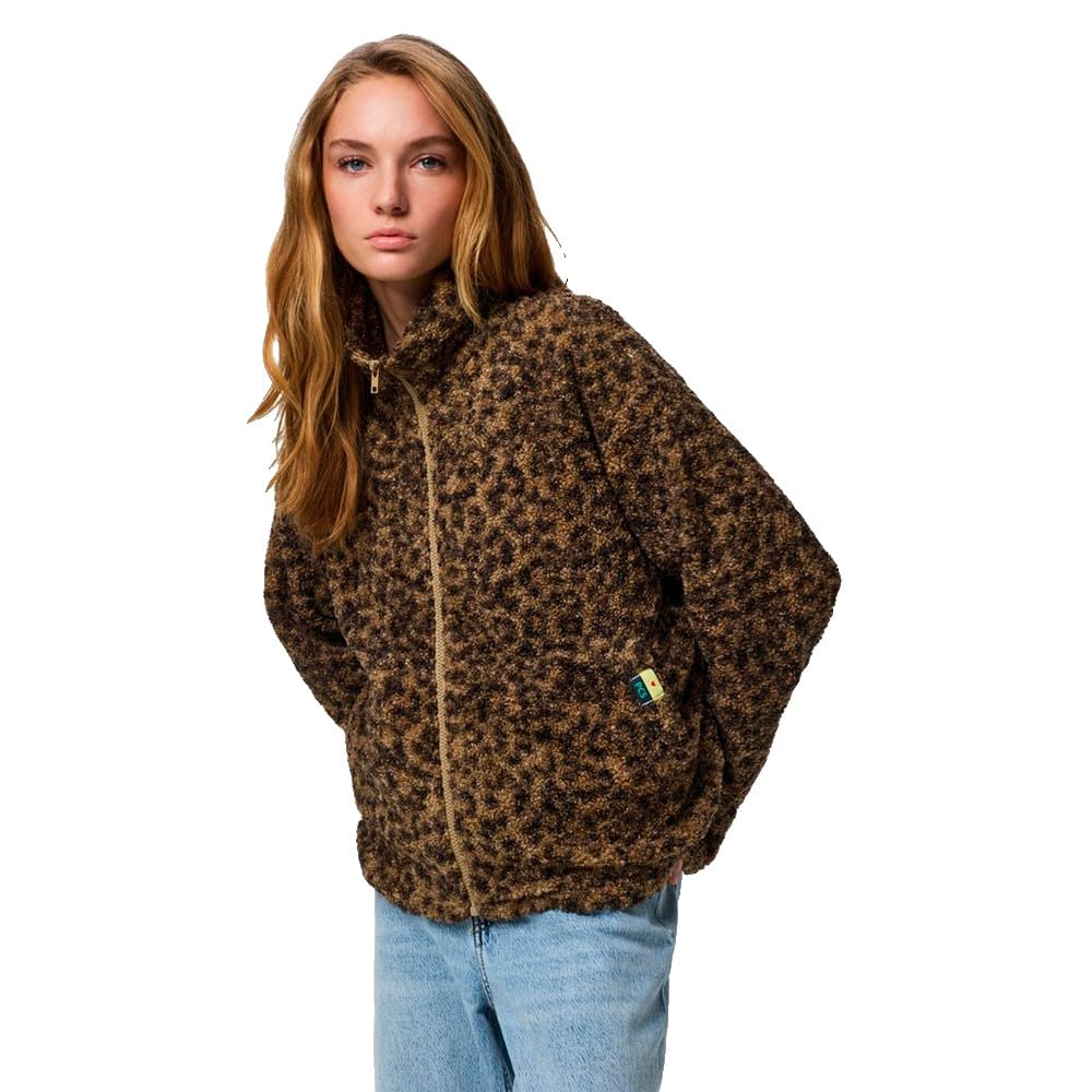 Pieces Katty Teddy gilet teddy 2XL poliestere riciclato