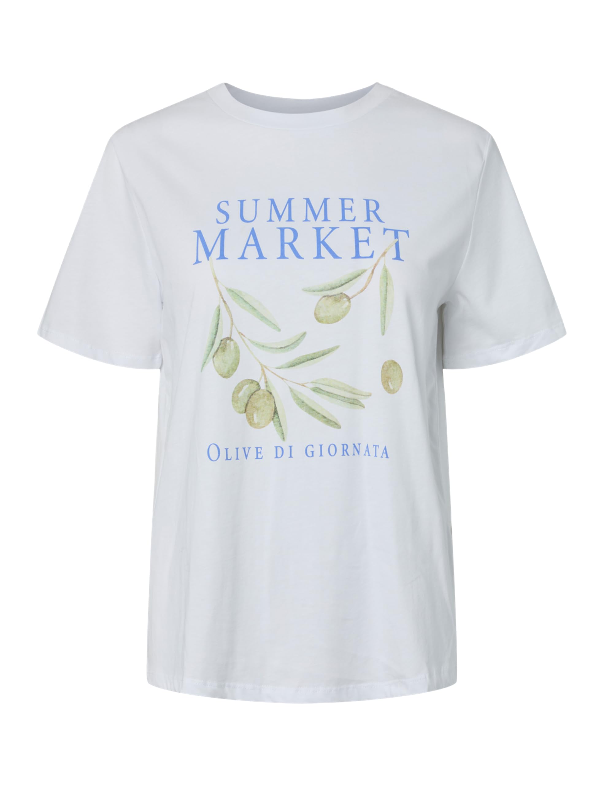 Pieces Pcpoma SS Maglietta Stampa Donna Taglia L Cotone