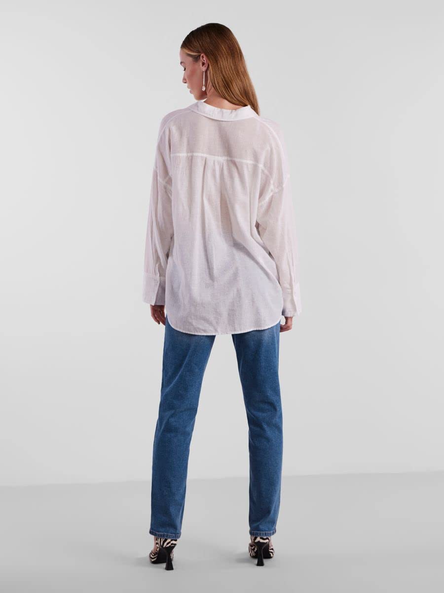 PIECES Pckatinka LS Shirt BC Camicia Donna Taglia M