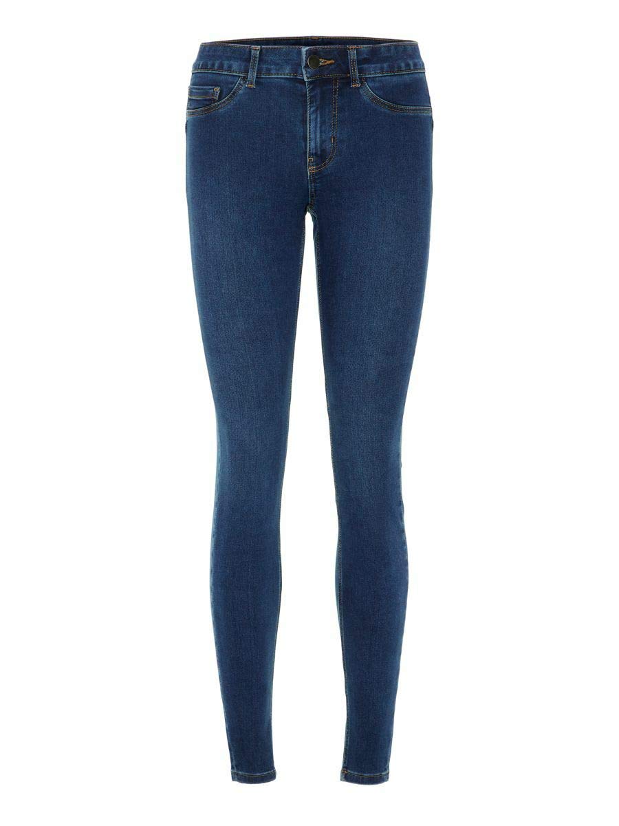 Pieces Pcshape-up Sage MW Jegging jeans slim donna stretch