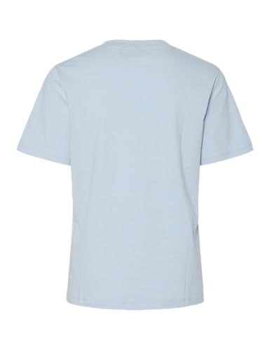 Pieces Pctara SS T-shirt donna blu M stampata