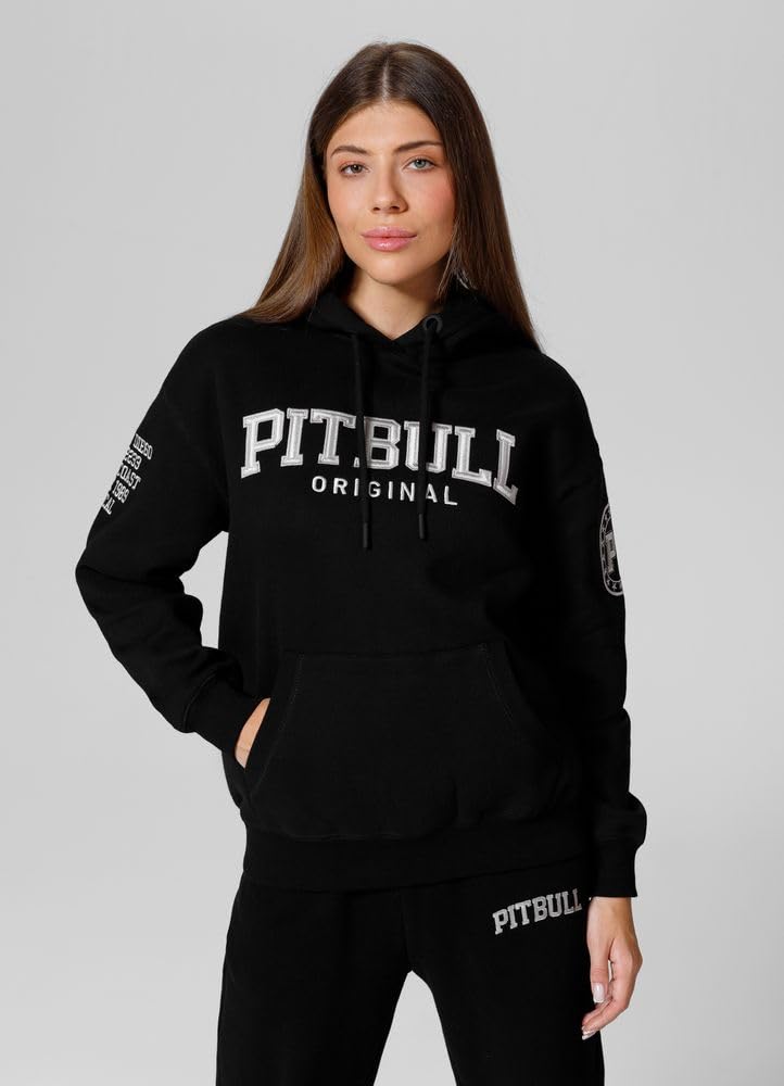 Pitbull Tyrian felpa con cappuccio donna XL cotone