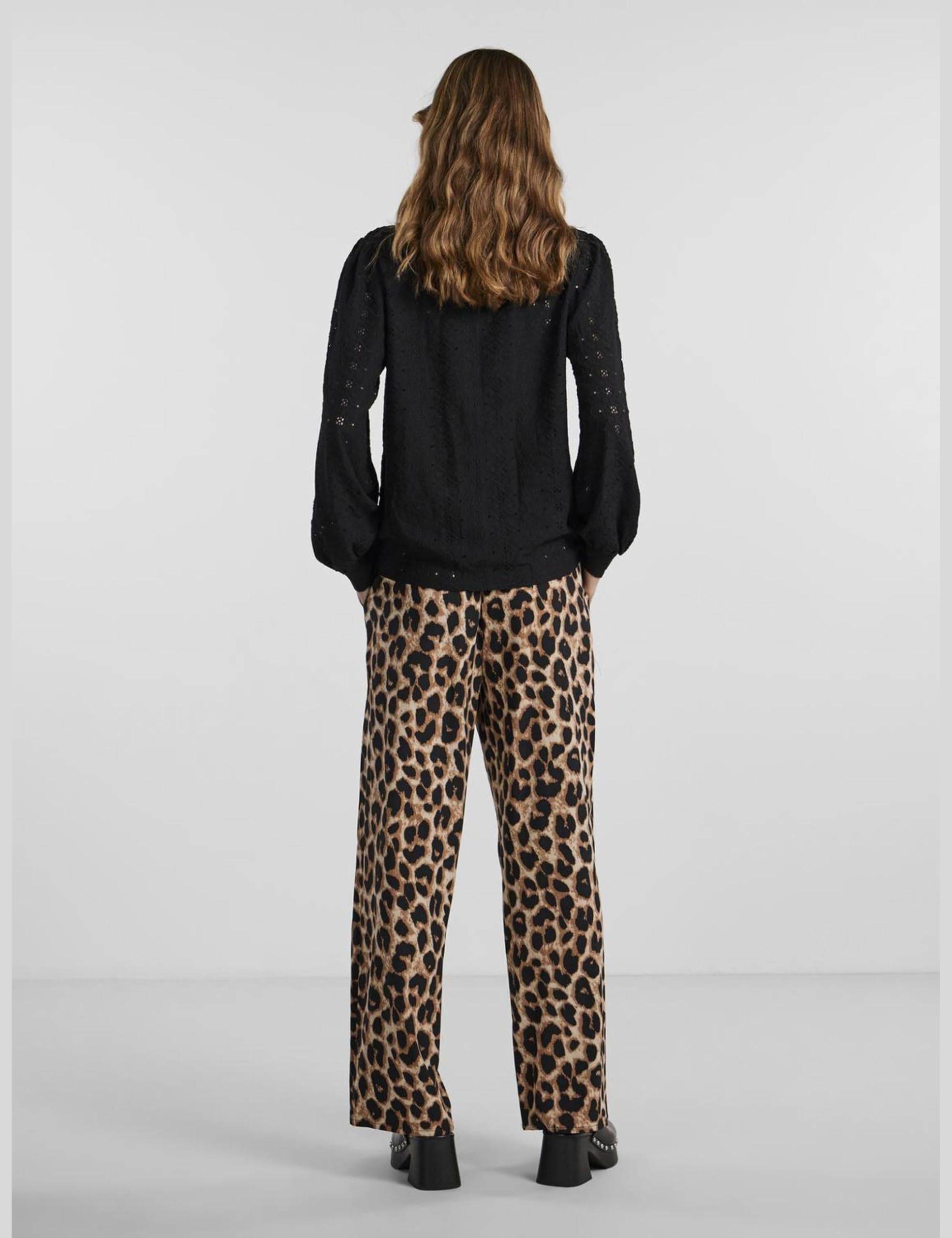 Pieces Pcgurla HW Pants pantaloni donna taglia S nero