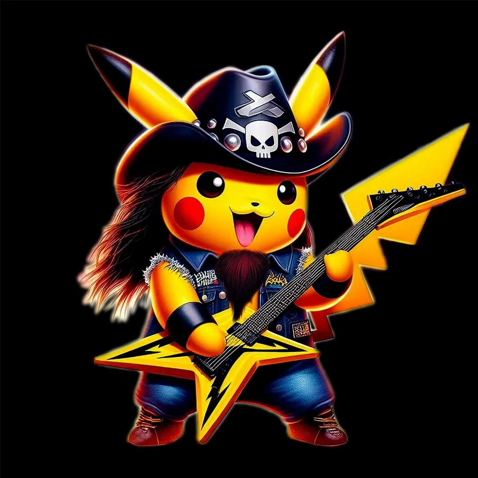 Matrix Music Store Rex Pika-Dimebag t-shirt stampa digitale