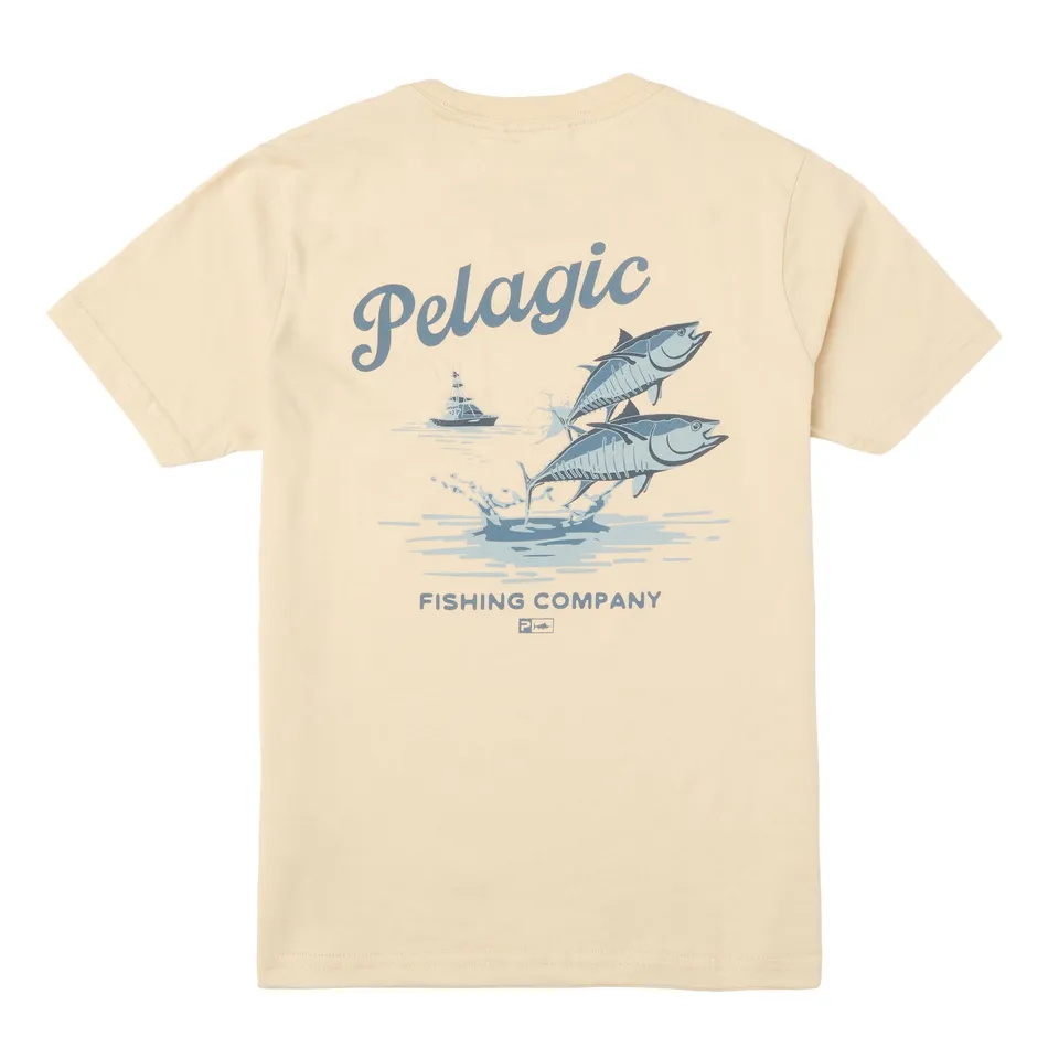 Pelagic Youth Jumpers maglietta sabbia cotone bio