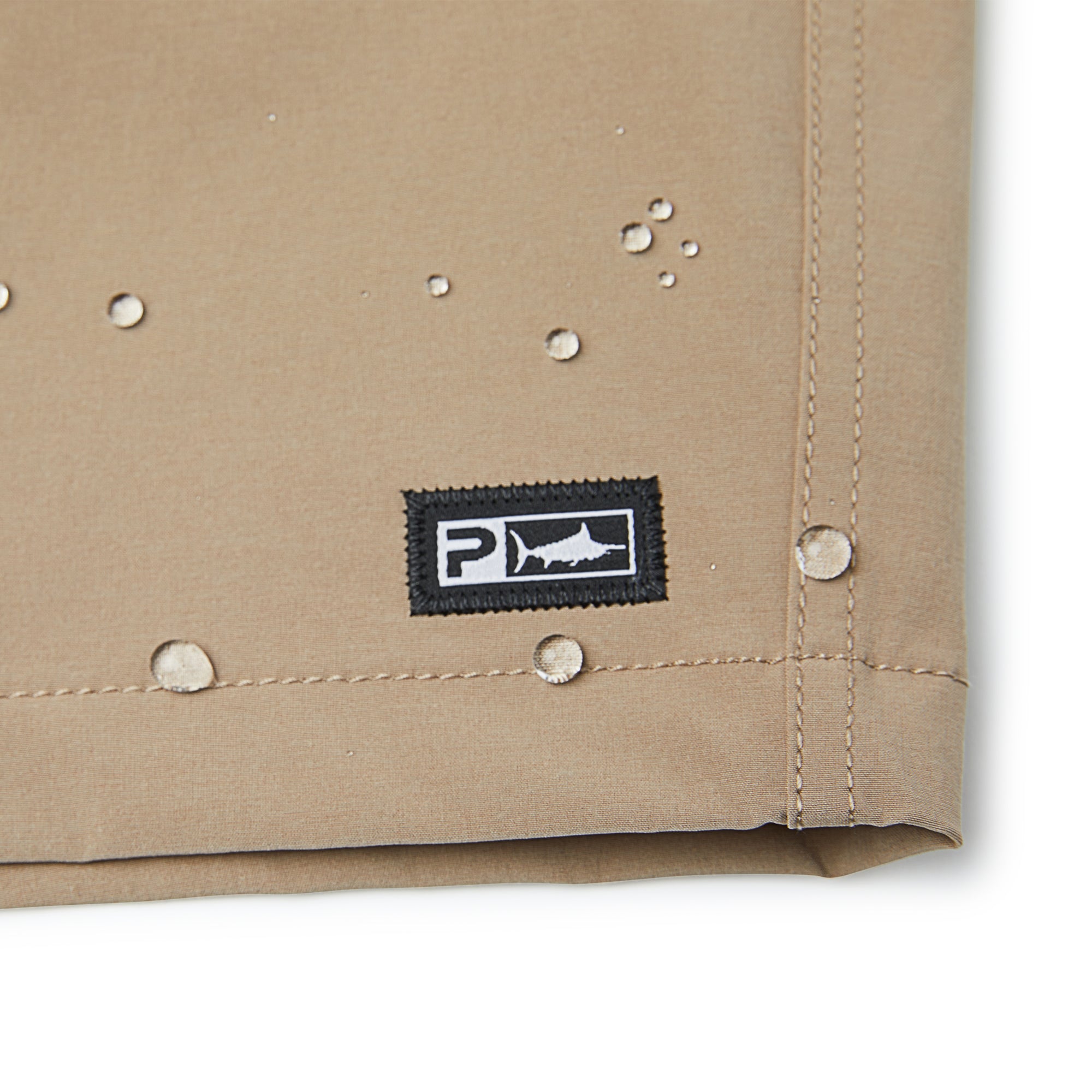 Pelagic Mako pantaloncini uomo kaki scuro idrorepellente