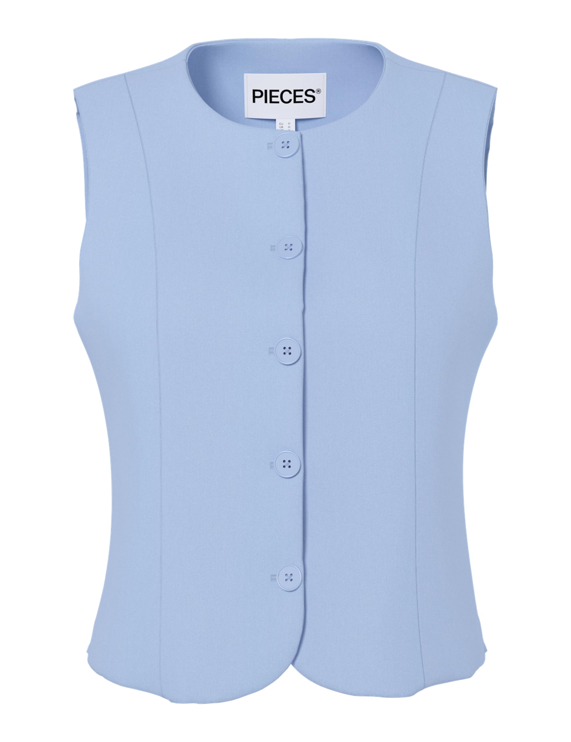 Pieces Pckamil Noos BC gilet aderente donna tessuto traspirante