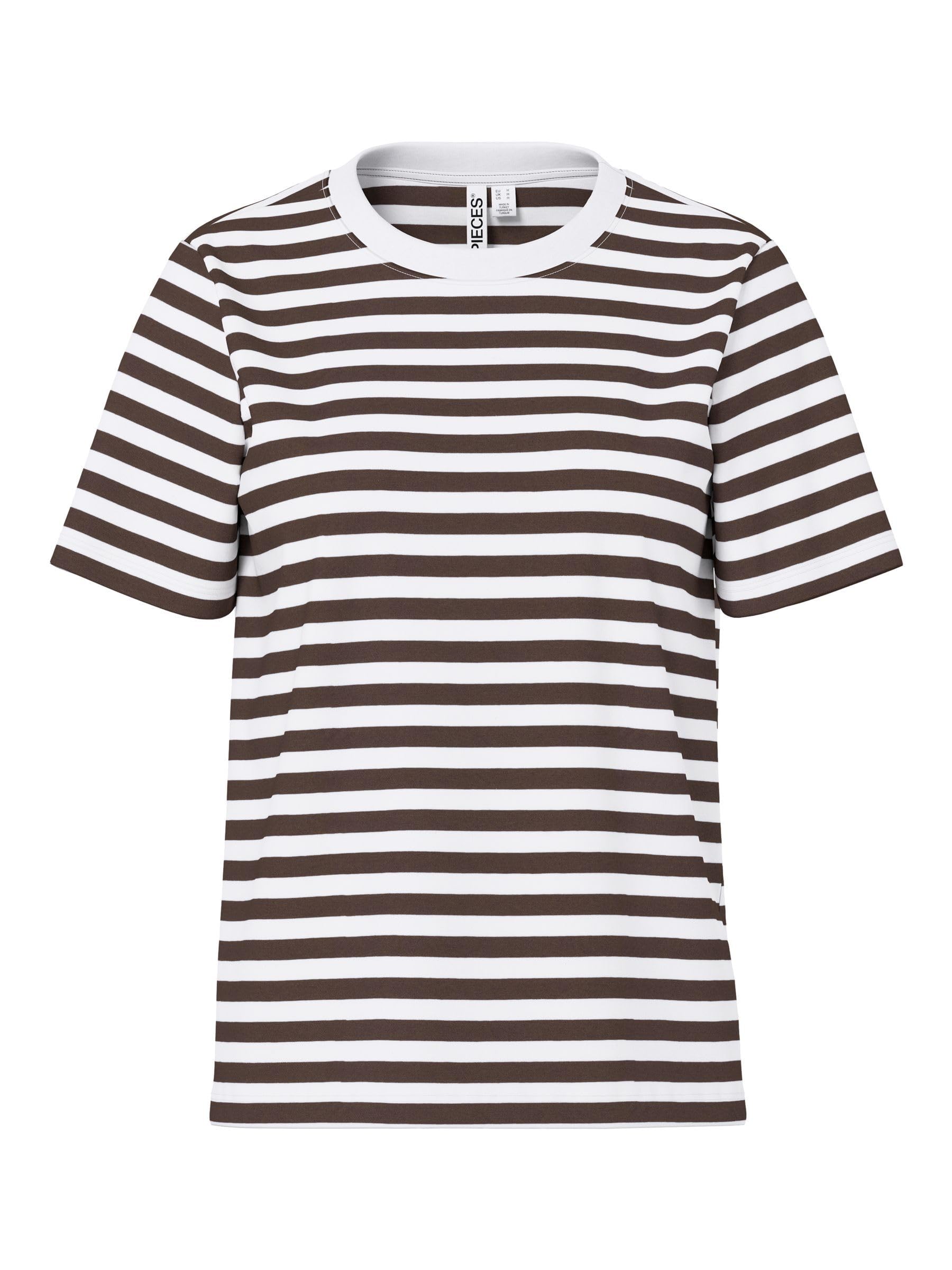 Pieces Pcria SS Tee Stripes Jrs Noos BC maglietta XL a righe