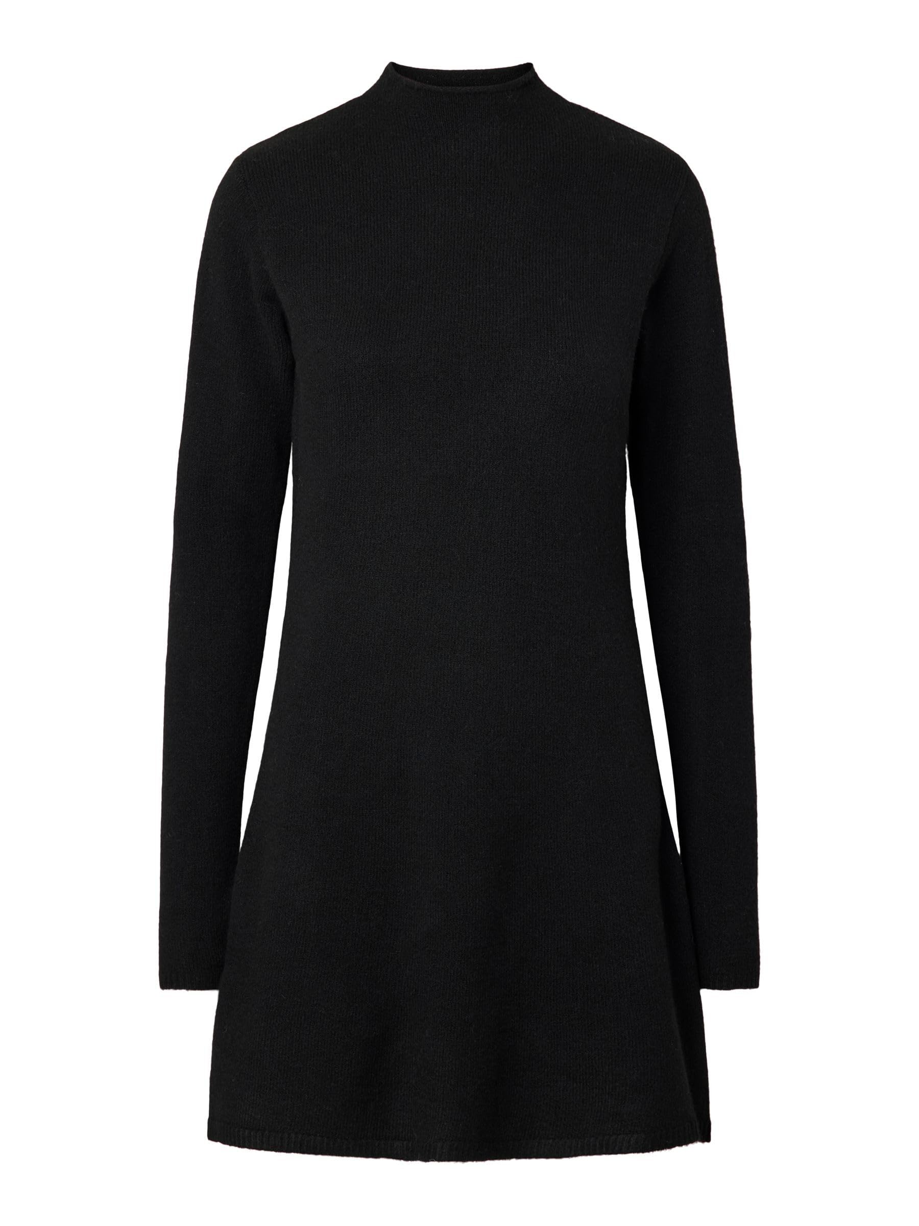 Pieces Pcjunna LS Mock Neck Mini Knit Dress abito S
