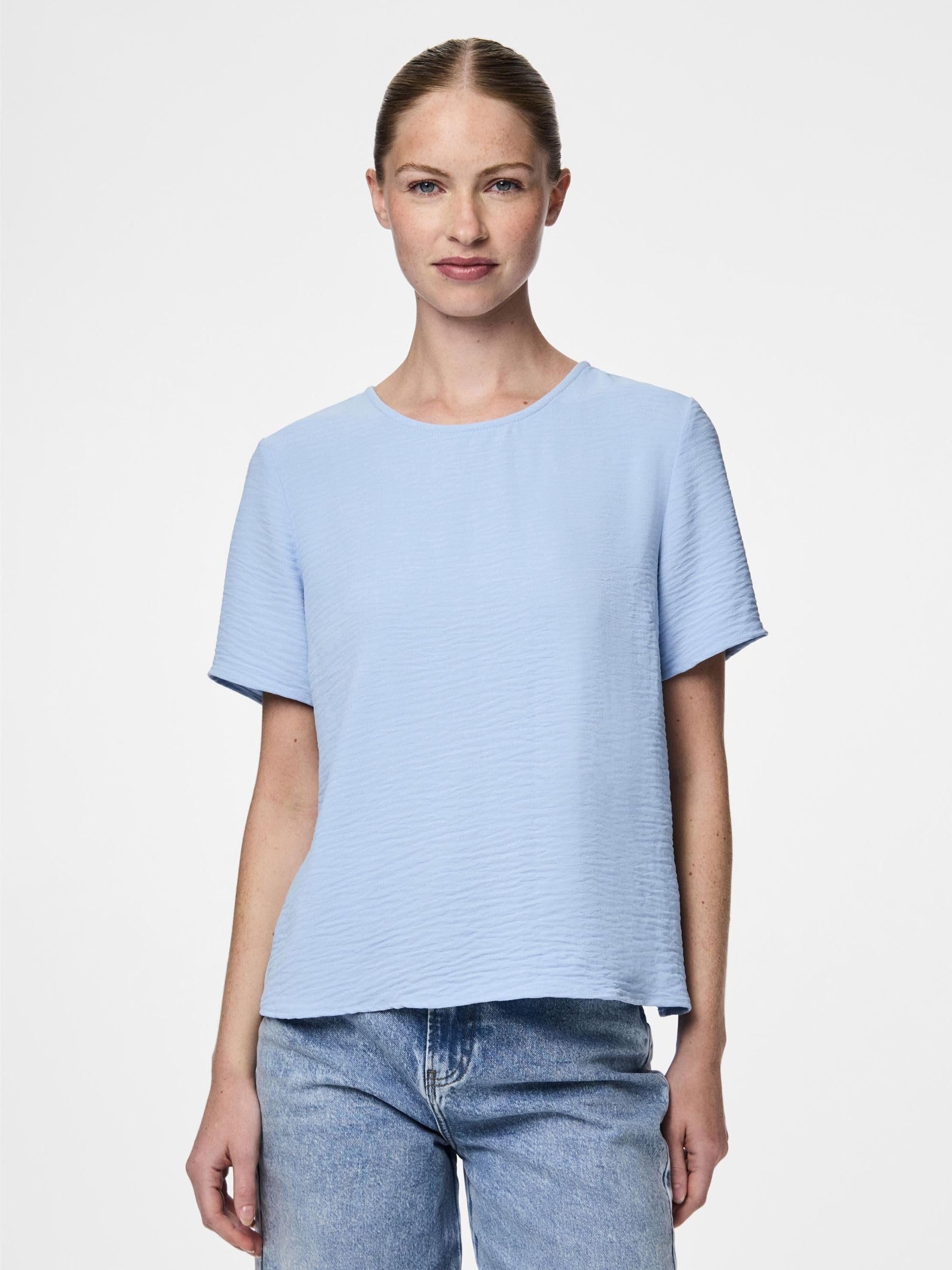 Pieces Pcanna SS Noos top scollo rotondo uso quotidiano