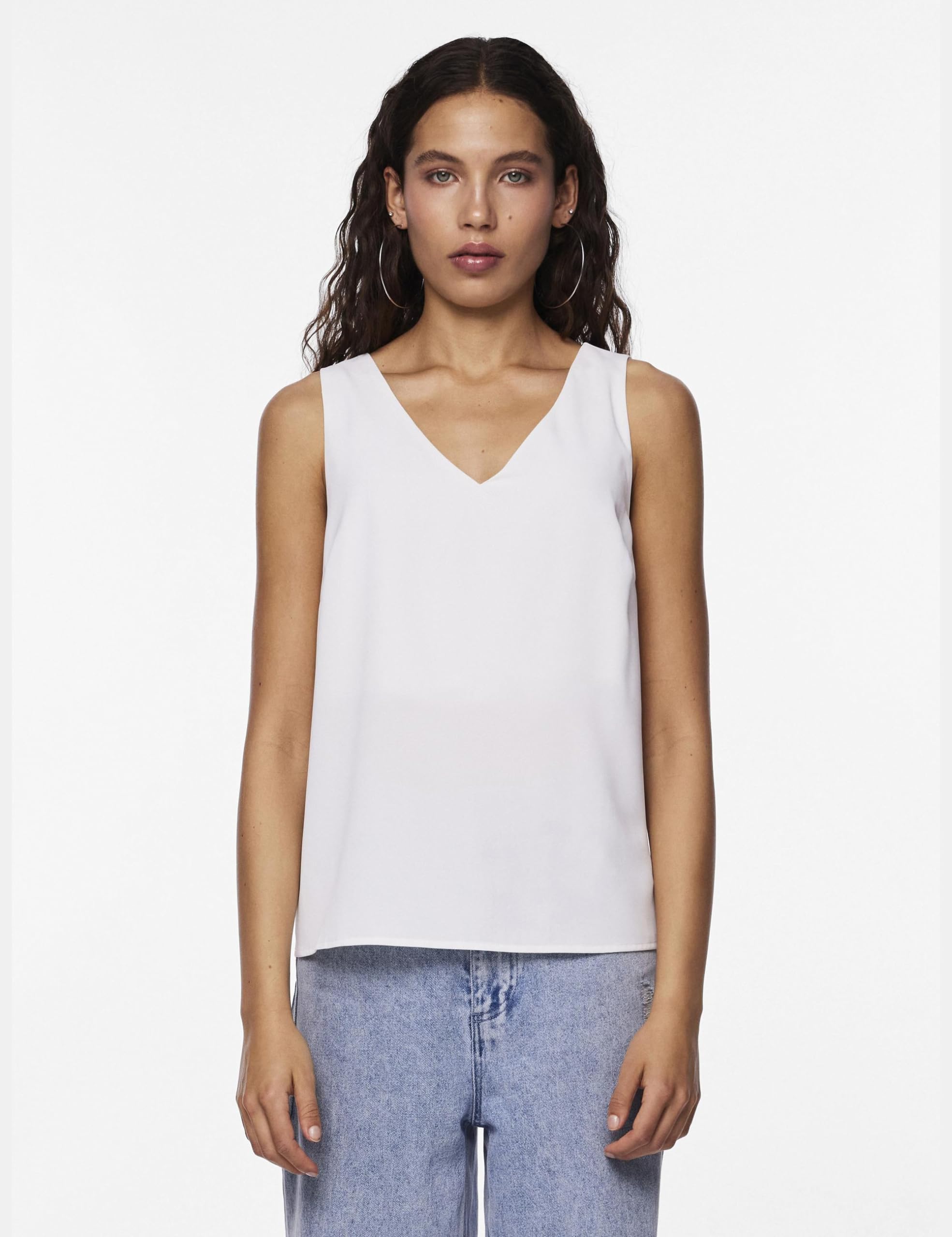 Pieces Pcfranan SL Top top donna manica corta