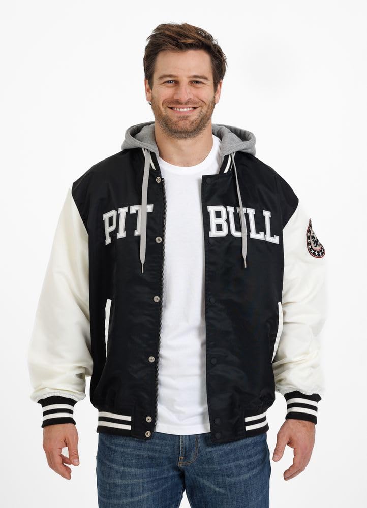 Pitbull Falcon Ridge bomber college uomo cappuccio primaverile