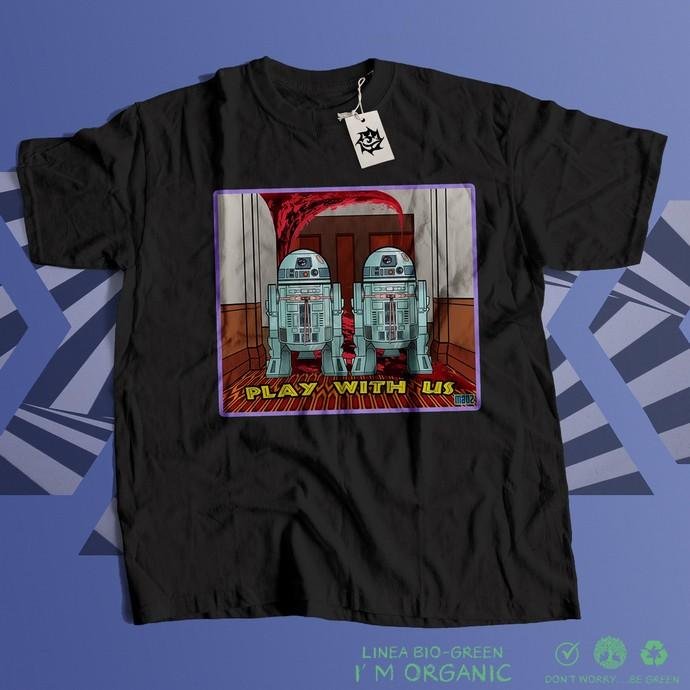 Matrix Music Store Maoz Shining Play With Us t-shirt cotone