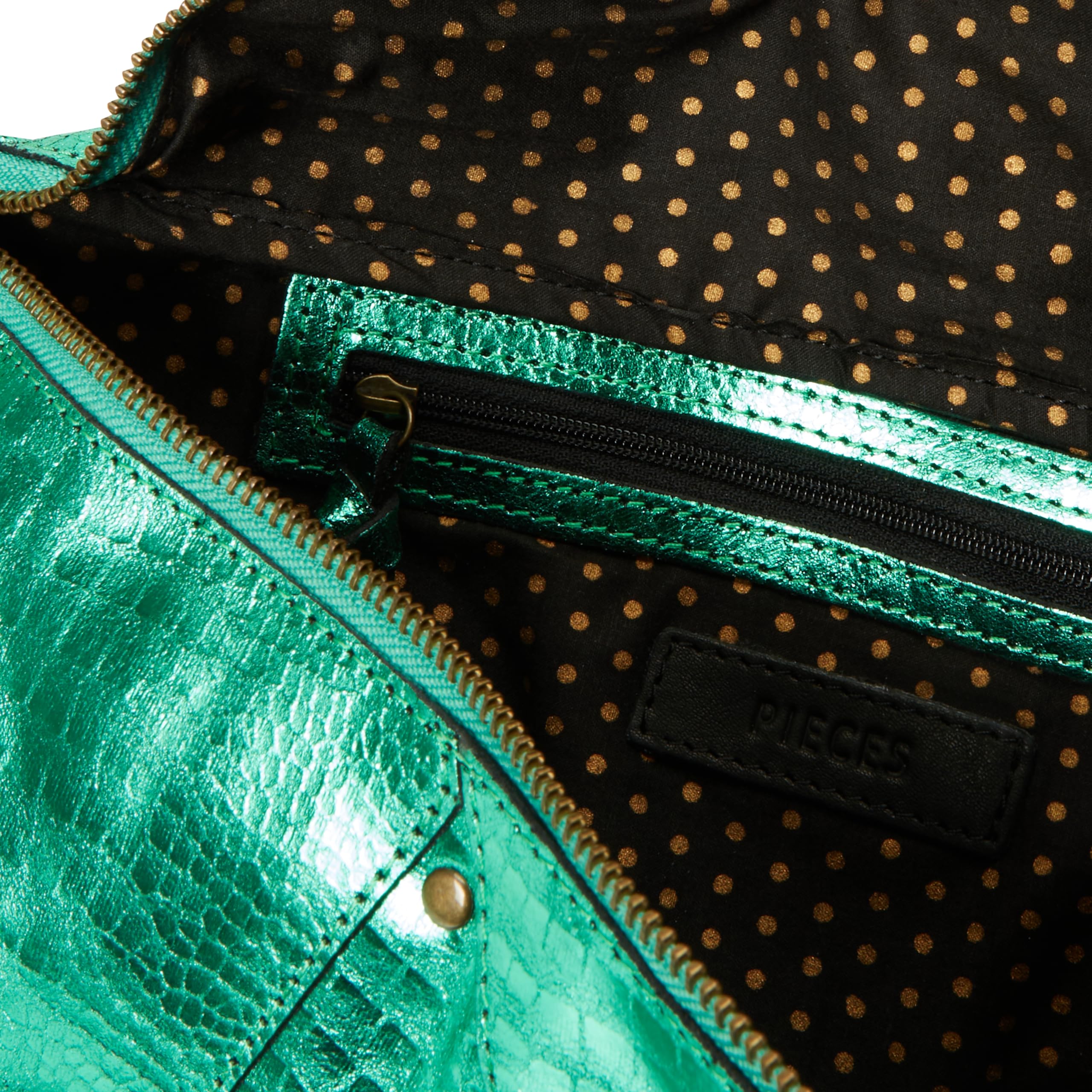 Pieces Pcmilla marsupio donna nero pelle 100%