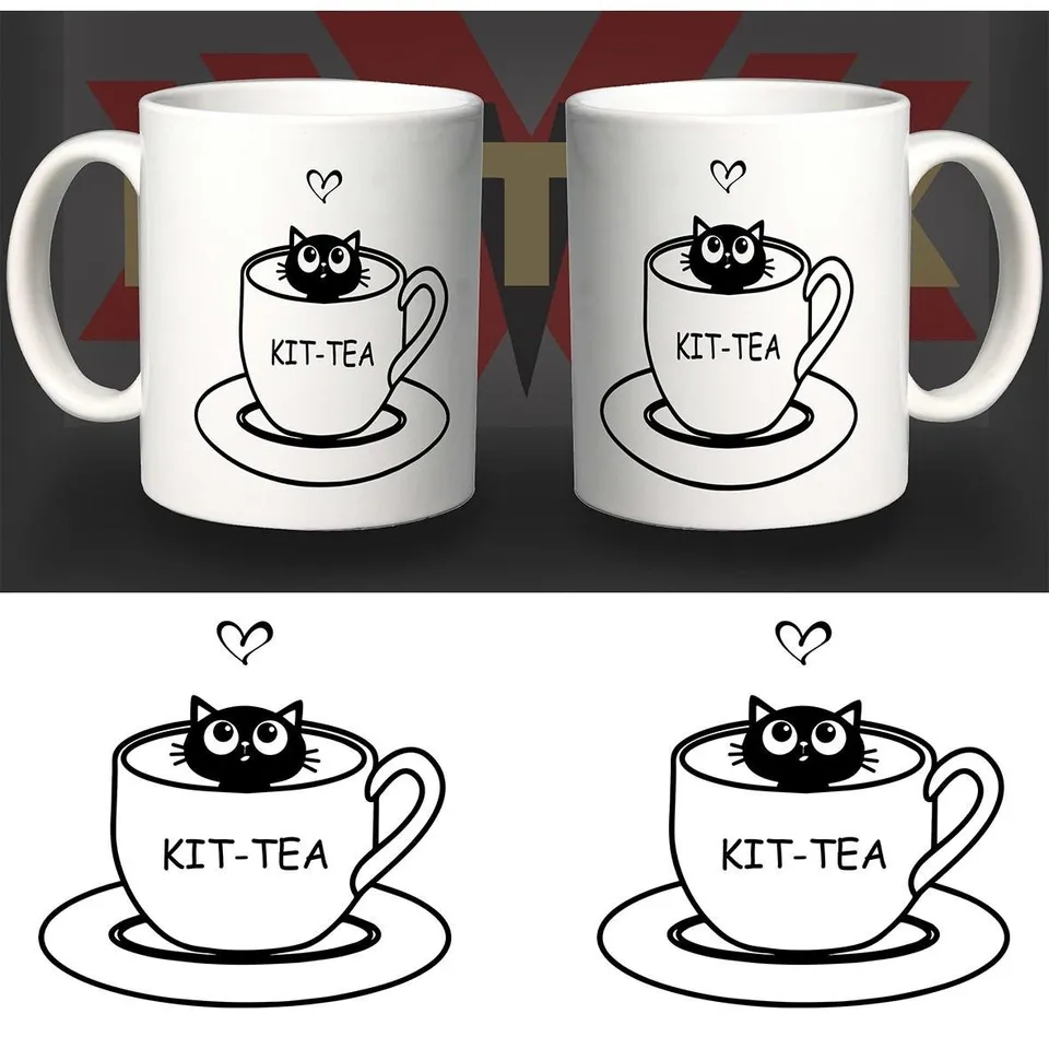 Matrix Music Store Pet-Mug Kit Tea tazza ceramica 8,2 cm