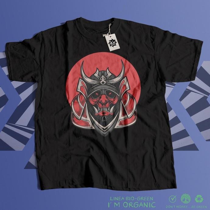Matrix Music Store Beard Edo Samurai t-shirt cotone unisex